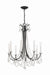 Crystorama KAR-90908-MK-CL-MWP Karrington Eight Light Chandelier Matte Black Main Image.jpg