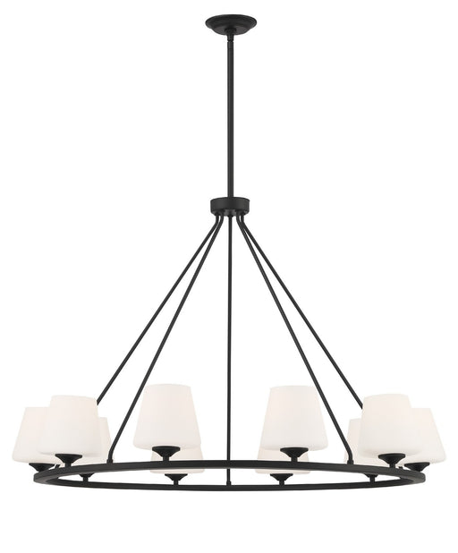 Crystorama KEE-A3009-MK Keenan Ten Light Chandelier Matte Black Main Image.jpg