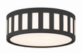 Crystorama KEN-2203-BF Kendal Three Light Flush Mount Black Forged Main Image.jpg