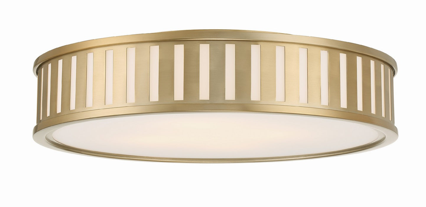 Crystorama KEN-8305-VG Kendal Four Light Flush Mount Vibrant Gold Main Image.jpg