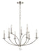 Crystorama MIL-8009-PN Mila Nine Light Chandelier Polished Nickel Main Image.jpg