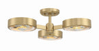 Crystorama ORS-733-MG Orson Three Light Semi Flush Mount Modern Gold Main Image.jpg