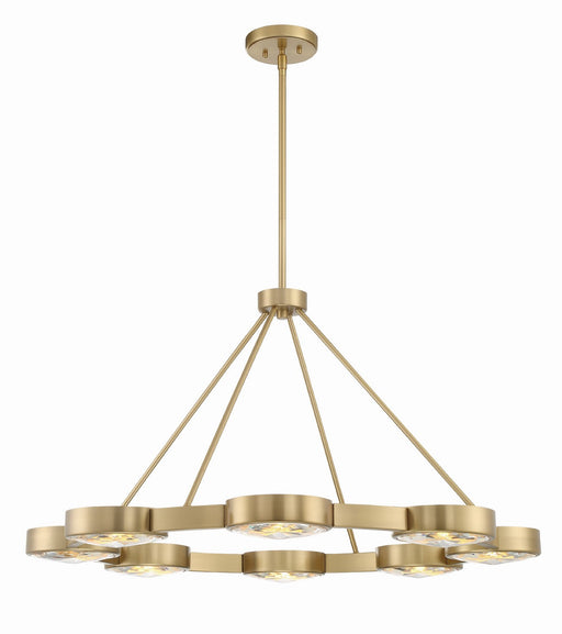 Crystorama ORS-738-MG Orson Eight Light Pendant Modern Gold Main Image.jpg