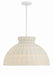 Crystorama RES-10524-MT Reese Four Light Pendant Matte White Main Image.jpg