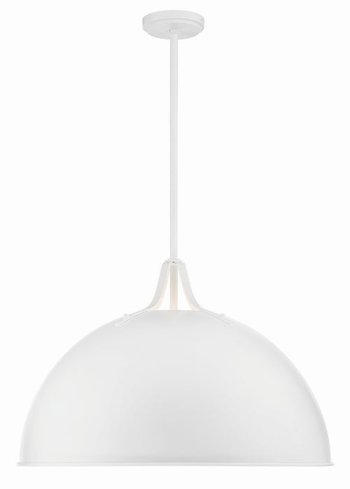 Crystorama SOT-18017-WH Soto Three Light Pendant White Main Image.jpg