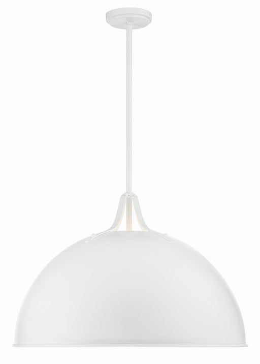 Crystorama SOT-18017-WH Soto Three Light Pendant White Main Image.jpg