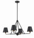 Crystorama XAV-B9304-MK Xavier Four Light Chandelier Matte Black Main Image.jpg