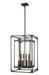 Z-Lite 3038-8MB Easton Eight Light Chandelier, Matte Black Main Image.jpg