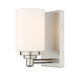 Z-Lite 485-1S-BN Soledad One Light Wall Sconce, Brushed Nickel Main Image.jpg