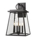 Z-Lite 521B-BK Broughton Four Light Outdoor Wall Sconce, Black Main Image.jpg