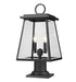 Z-Lite 521PHMR-533PM-BK Broughton Two Light Outdoor Pier Mount, Black Main Image.jpg