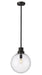 Z-Lite 599P12-BK Laurent One Light Outdoor Pendant, Black Main Image.jpg