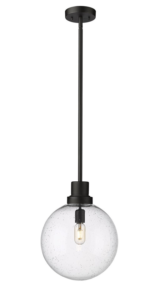 Z-Lite 599P12-BK Laurent One Light Outdoor Pendant, Black Main Image.jpg