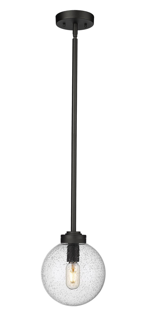 Z-Lite 599P8-BK Laurent One Light Outdoor Pendant, Black Main Image.jpg