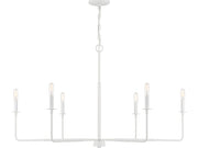 Savoy House 1-2221-6-83 Six Light Chandelier, Bisque White