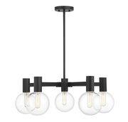 Savoy House 1-3073-5-89 Five Light Chandelier, Matte Black