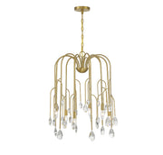 Savoy House 1-6686-6-127 Six Light Chandelier, Noble Brass