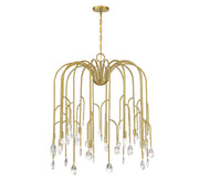Savoy House 1-6688-8-127 Eight Light Chandelier, Noble Brass