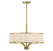 Savoy House 1-7751-5-322 Five Light Chandelier, Warm Brass