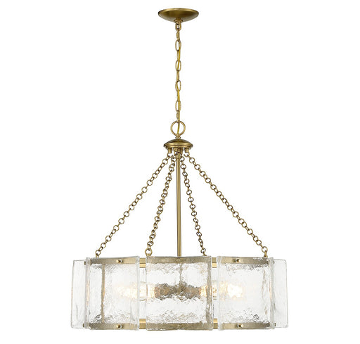 Savoy House 1-8200-5-322 Five Light Pendant, Warm Brass
