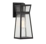 Savoy House 5-634-BK One Light Outdoor Wall Lantern, Matte Black
