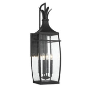 Savoy House 5-764-BK Four Light Outdoor Wall Lantern, Matte Black