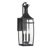 Savoy House 5-765-BK Three Light Outdoor Wall Lantern, Matte Black