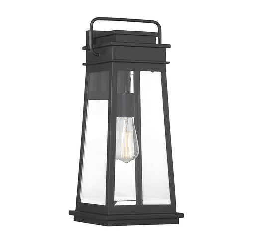 Savoy House 5-813-BK One Light Outdoor Wall Lantern, Matte Black