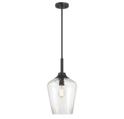 Savoy House 7-3390-1-89 One Light Pendant, Matte Black