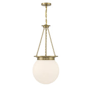 Savoy House 7-3901-3-322 Three Light Pendant, Warm Brass