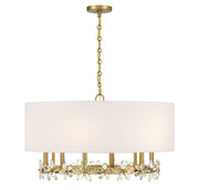 Savoy House 7-4368-6-322 Six Light Pendant, Warm Brass