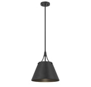 Savoy House 7-4499-1-89 One Light Pendant, Matte Black