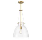 Savoy House 7-7006-1-322 One Light Pendant, Warm Brass