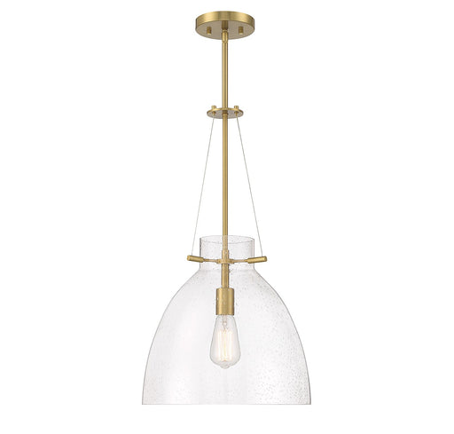 Savoy House 7-7006-1-322 One Light Pendant, Warm Brass