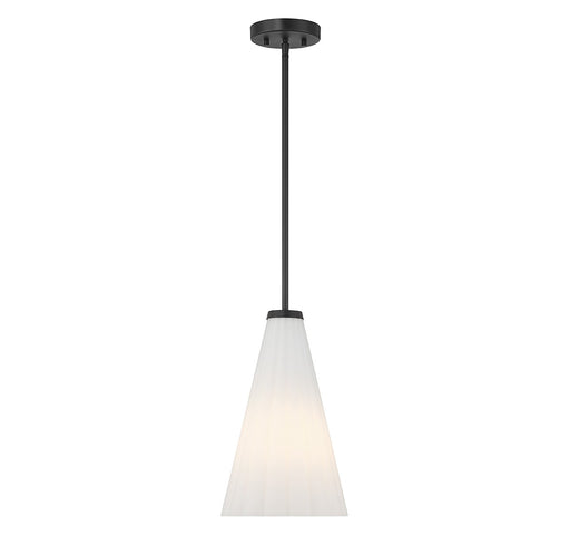 Savoy House 7-8840-1-89 One Light Pendant, Matte Black