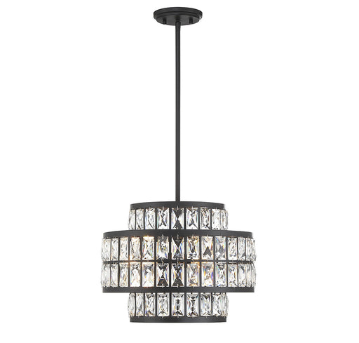 Savoy House 7-9044-3-89 Three Light Pendant, Matte Black