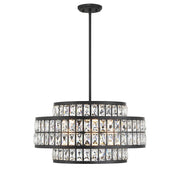 Savoy House 7-9046-4-89 Four Light Pendant, Matte Black