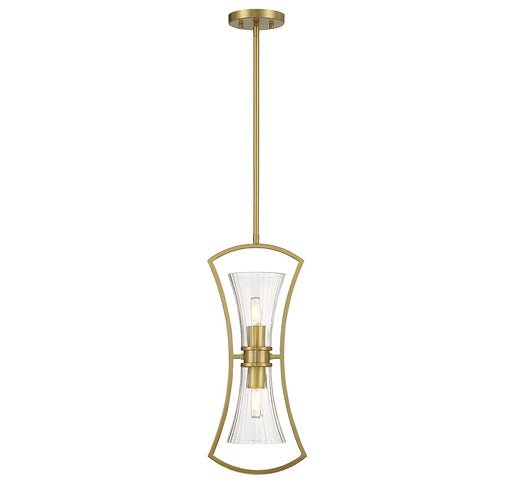 Savoy House 7-9703-2-322 Two Light Pendant, Warm Brass