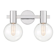 Savoy House 8-3076-2-11 Two Light Bathroom Vanity, Chrome