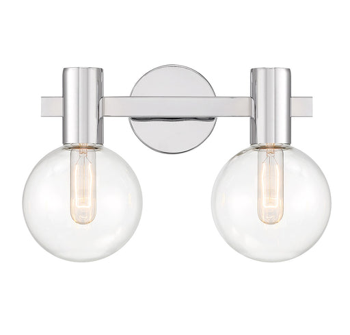 Savoy House 8-3076-2-11 Two Light Bathroom Vanity, Chrome