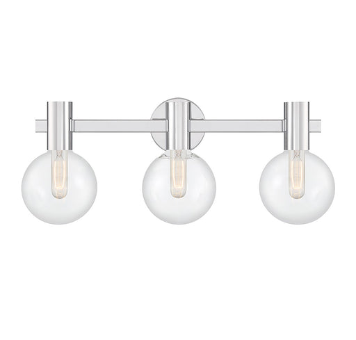 Savoy House 8-3076-3-11 Three Light Bathroom Vanity, Chrome