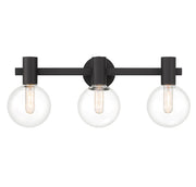 Savoy House 8-3076-3-BK Three Light Bathroom Vanity, Matte Black