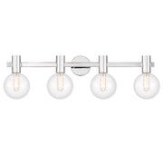 Savoy House 8-3076-4-11 Four Light Bathroom Vanity, Chrome