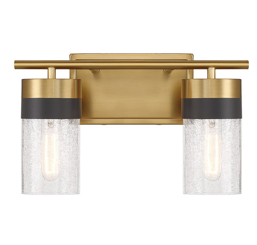 Savoy House 8-3600-2-322 Two Light Bathroom Vanity, Warm Brass