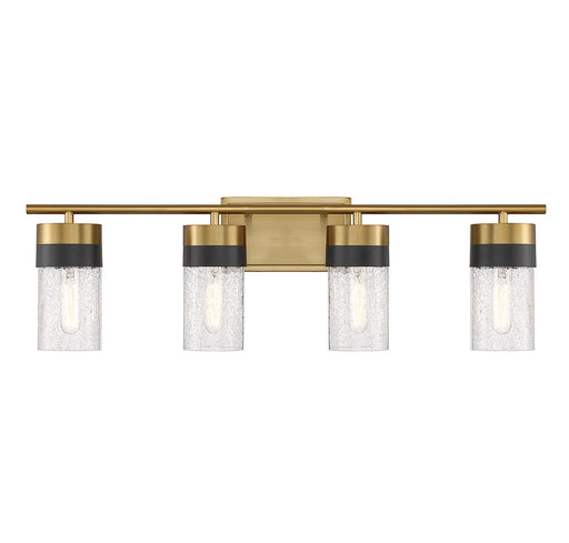 Savoy House 8-3600-4-322 Four Light Bathroom Vanity, Warm Brass