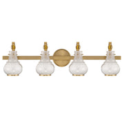 Savoy House 8-4417-4-322 Four Light Bathroom Vanity, Warm Brass (3)