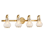 Savoy House 8-4417-4-322 Four Light Bathroom Vanity, Warm Brass (4)