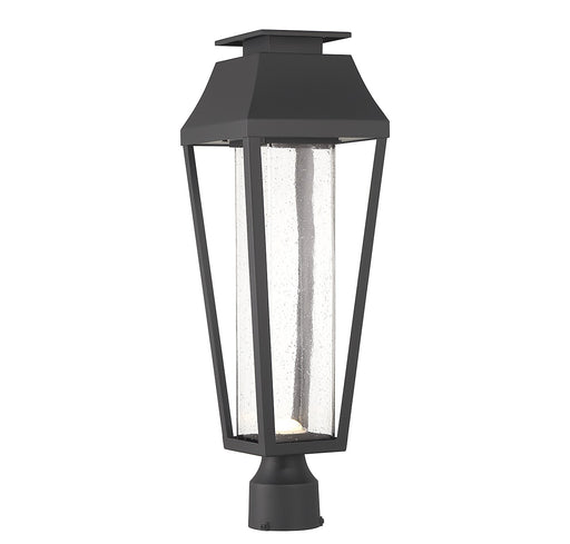 Savoy House 5-356-BK LED Outdoor Post Lantern, Matte Black