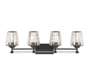 Savoy House 8-6001-4-BK Four Light Bathroom Vanity, Matte Black