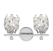 Savoy House 8-6601-2-11 Two Light Bathroom Vanity, Chrome